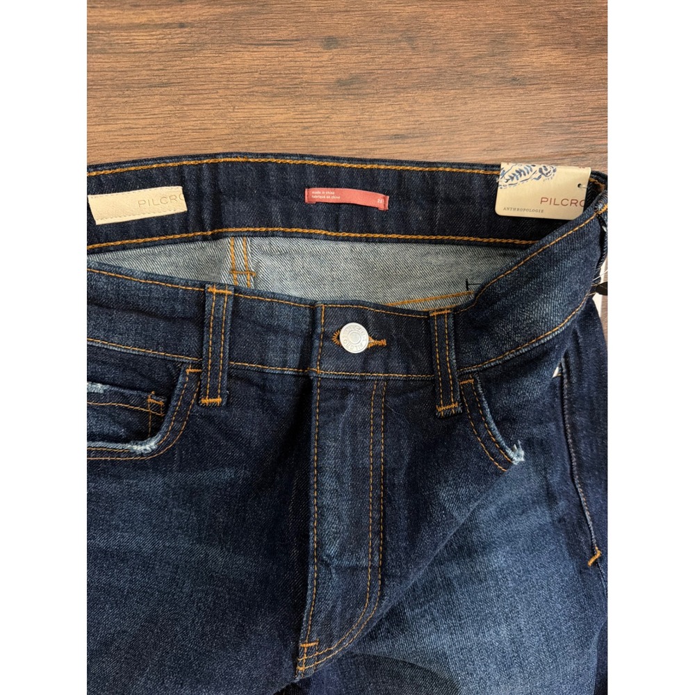 NWT Anthropologie Pilcro "The Borrowed" Boyfriend Jeans Vintage Wash Sz 25 - Picture 2 of 9